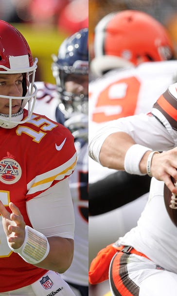 College shootout foes Mahomes, Mayfield renew rivalry in NFL